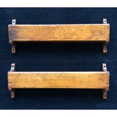 Plate Racks Antique Oak 18" Long Display your favorite plates anywhere!   332716949258